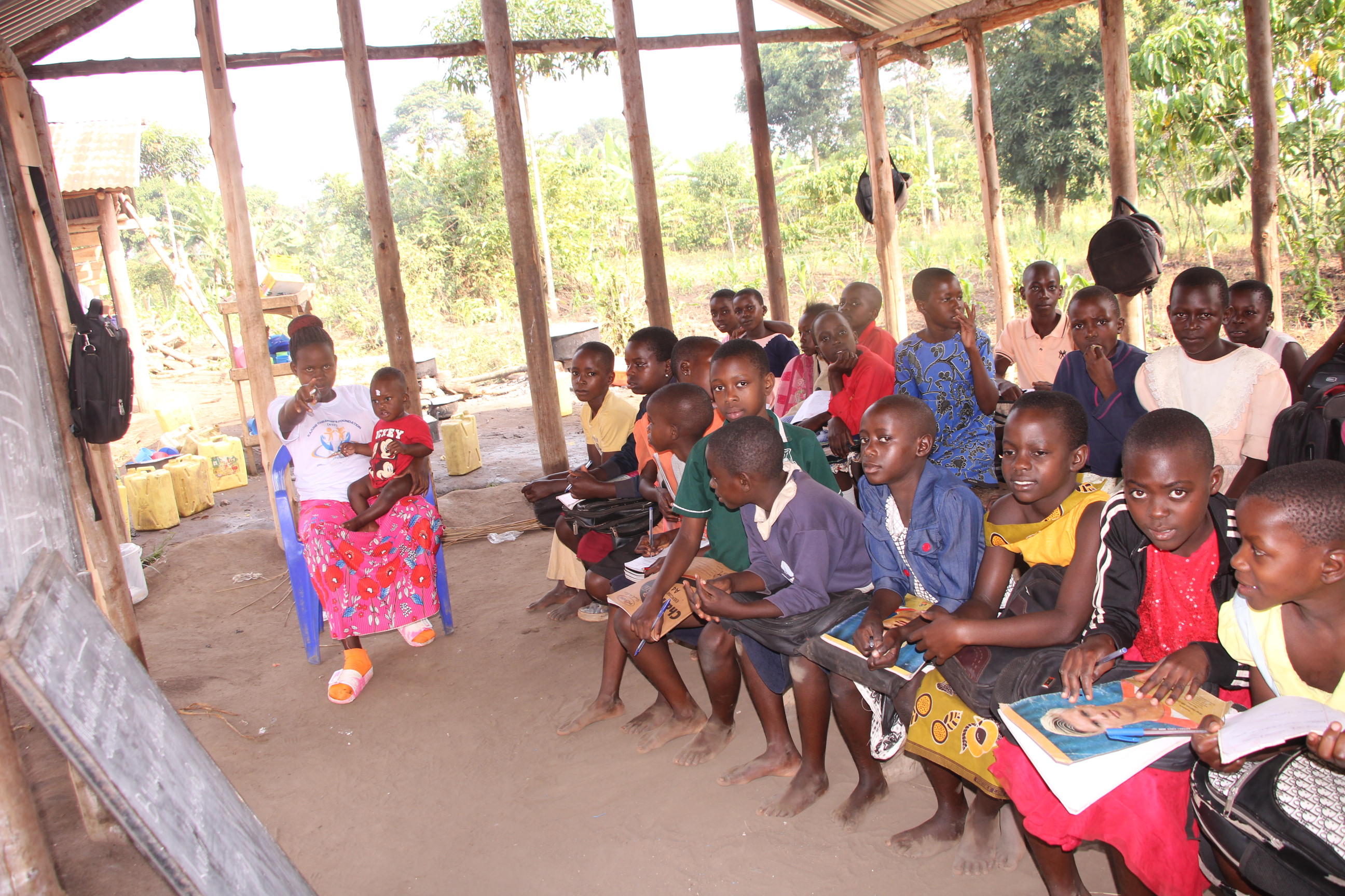 Children Attending Classes at Namatogonya P/S