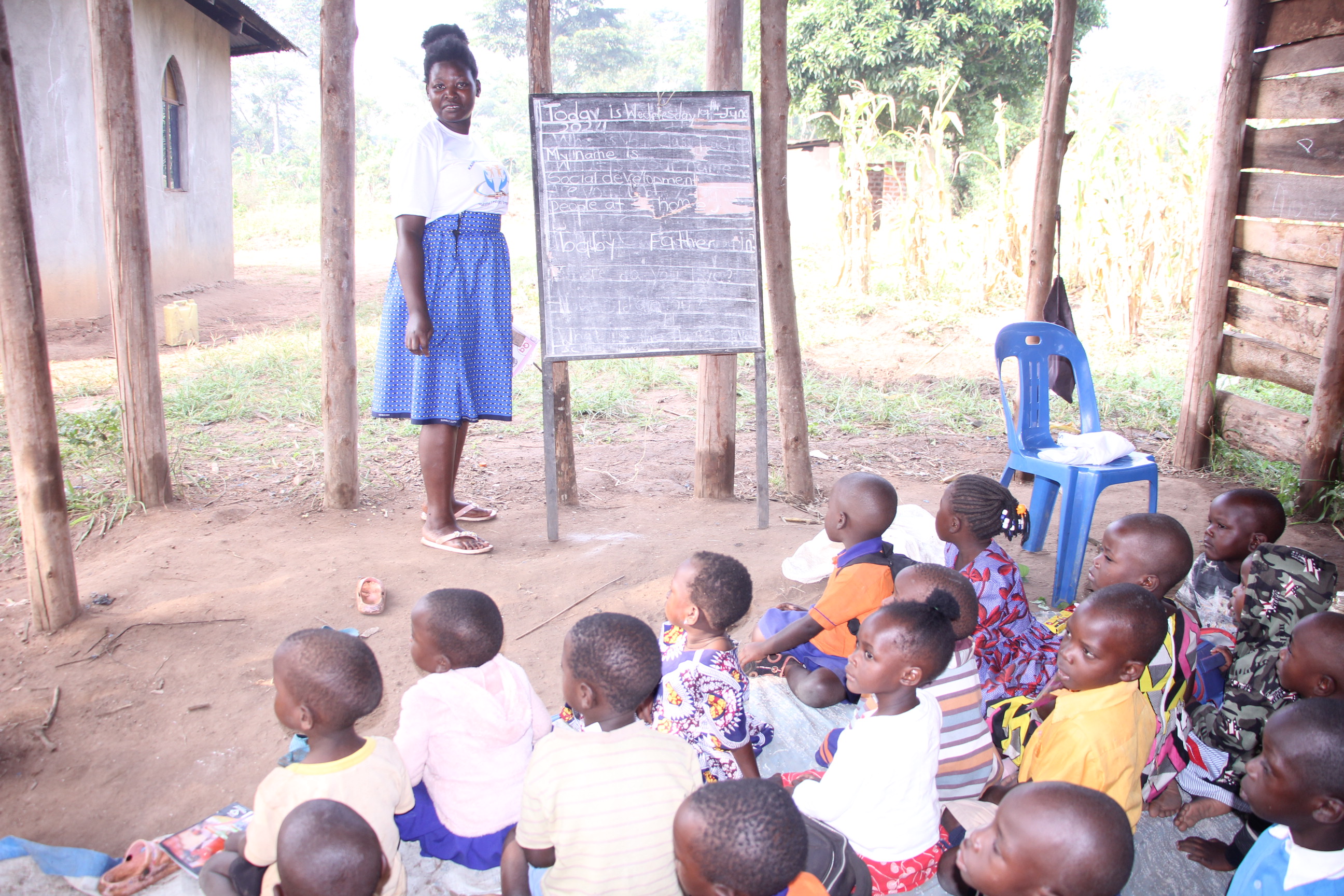Kajune team with children